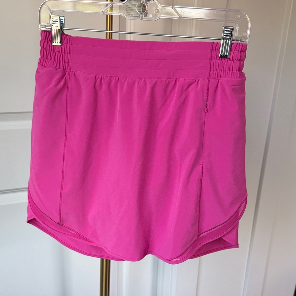 lululemon athletica Run With It Pink Skort